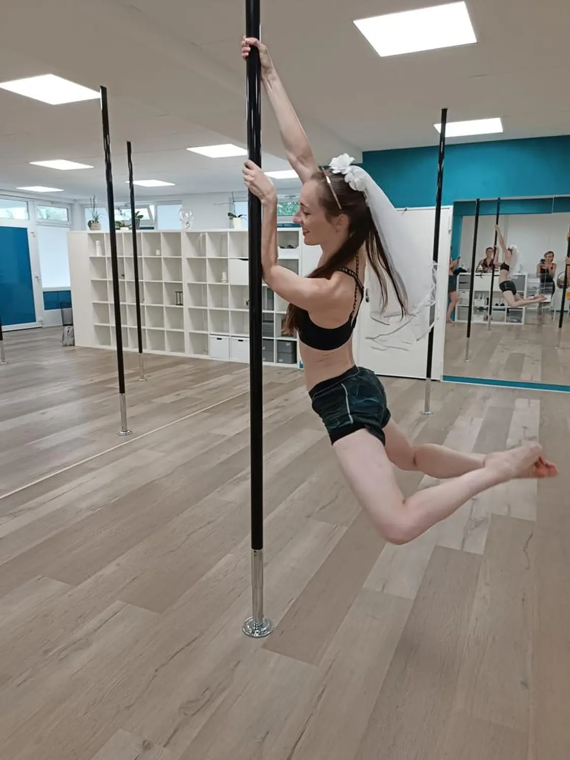 Ein tanzendes Mädchen von Pole Dance Lahr 