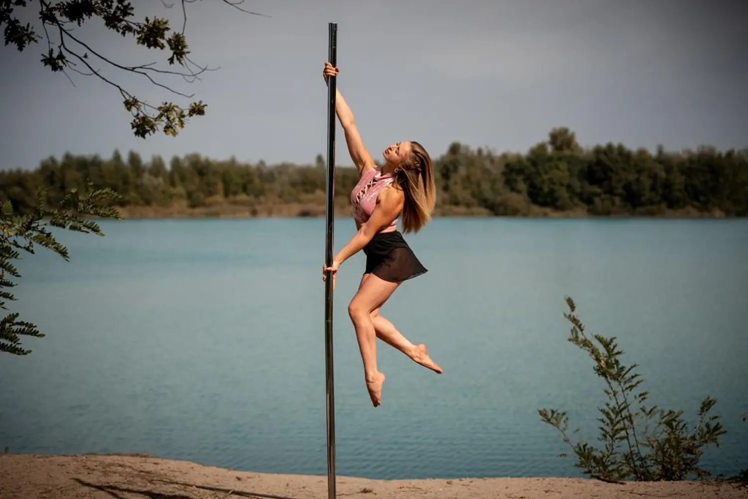 Ein tanzendes Mädchen von Pole Dance Lahr 