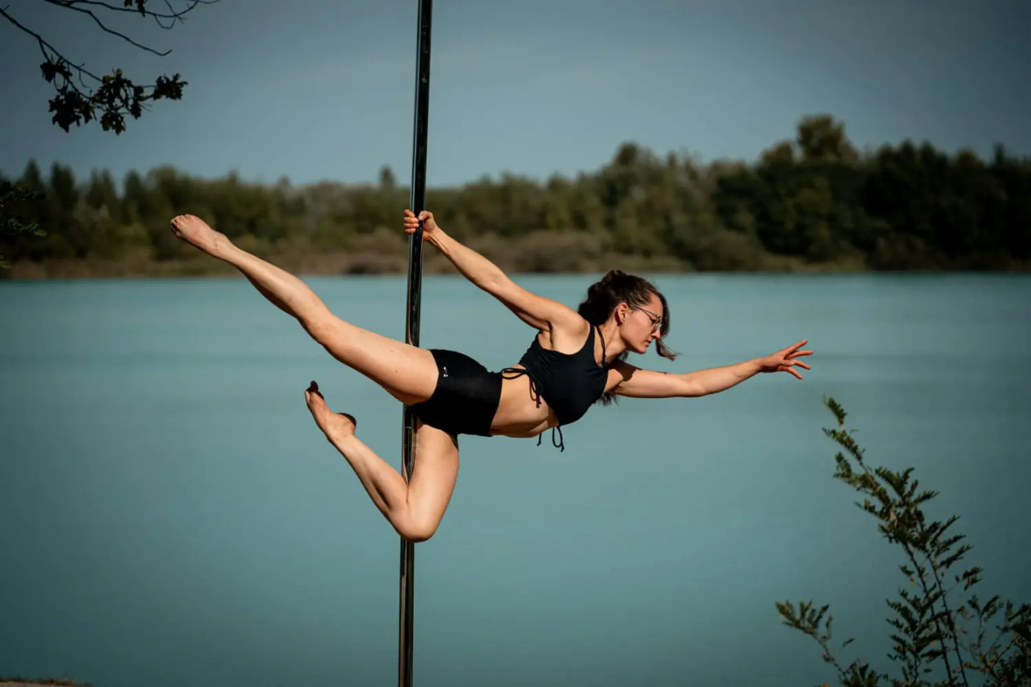 Ein tanzendes Mädchen von Pole Dance Lahr 